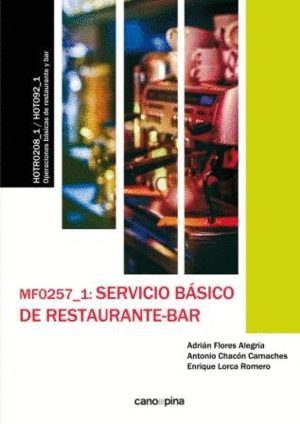 MF0257 SERVICIO B�SICO DE RESTAURANTE-BAR