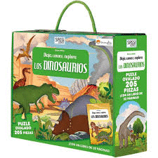 LOS DINOSAURIOS   VIAJA CONOCE EXPLORA  CAJA PUZLE