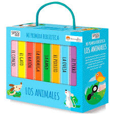 LOS ANIMALES  MI PRIMERA BIBLIOTECA    CARTONE