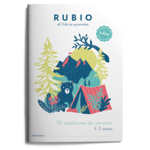 MI CUADERNO DE VERANO RUBIO 4-5 AOS