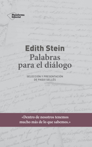 EDITH STEIN PALABRAS PARA EL DIALOGO
