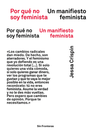 POR QU NO SOY FEMINISTA