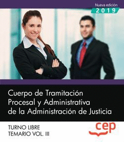 CUERPO TRAMITACIN PROCESAL TEMARIO 3 JUSTICIA