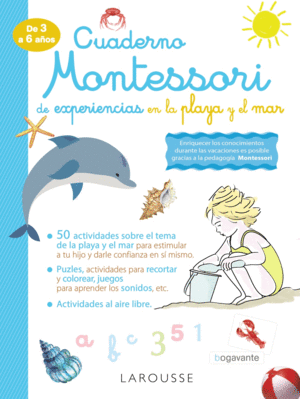 CUADERNO MONTESSORI  EXPERIENCIAS EN PLAYA 3 A 6 AOS