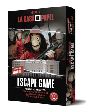 LA CASA DE PAPEL. ESCAPE GAME. OBJETIVO: LIBERAR A R�O