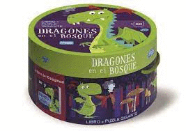 DRAGONES DEL BOSQUE. CAJAS REDONDAS. CON PUZZLE