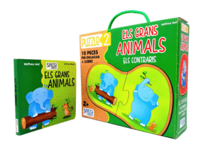 GRANS ANIMALS ELS CONTRARIS    LLIBRE+PECES ENCAIXAR