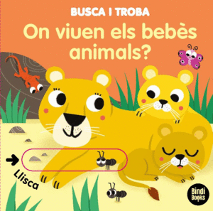 ON VIUEN ELS BEBS ANIMALS?  LLIBRES AMB SOLAPES  CARTONE