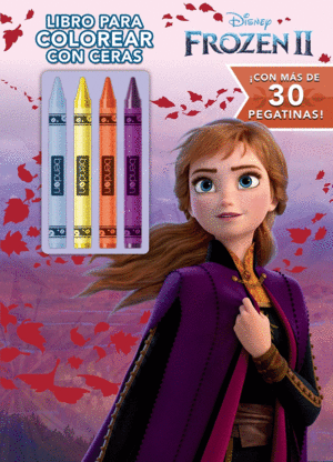 FROZEN 2. LIBRO PARA COLOREAR CON CERAS