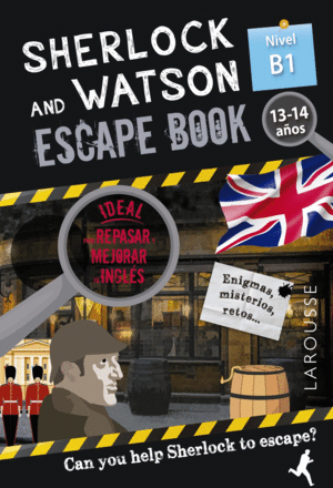 SHERLOCK ESCAPE BOOK INGLES B1 13-14 AOS