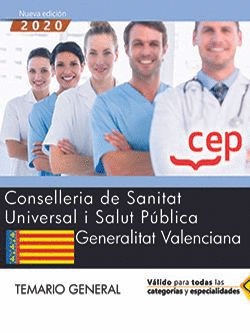 CONSELLERIA SANITAT VALENCIANA TEMARIO GENERAL  TODAS ESPECIALIDADES