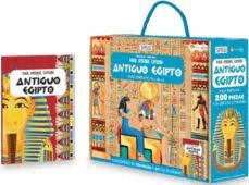 ANTIGUO EGIPTO  LIBRO+PUZLE 200 PCS