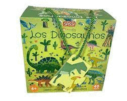 LOS DINOSAURIOS  LIBRO+PUZLE 4 AOS