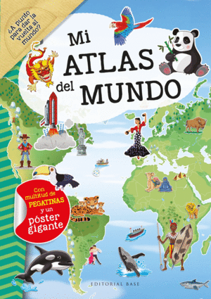 MI ATLAS DEL MUNDO + PEGATINAS