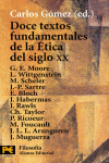 DOCE TEXTOS FUNDAMENTALES ETICA SIGLO XX