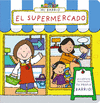 MI BARRIO. EL SUPERMERCADO  CARTONE DESPLEGABLE