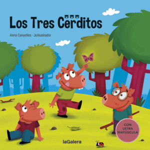 LOS TRES CERDITOS   LETRA MAYUSCULA  CARTONE