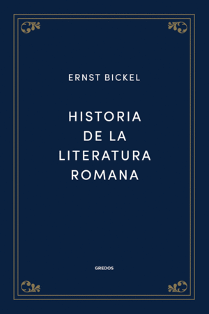 HISTORIA DE LA LITERATURA ROMANA