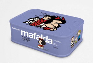 LAS TIRAS DE MAFALDA  0-10  CAJA METLICA