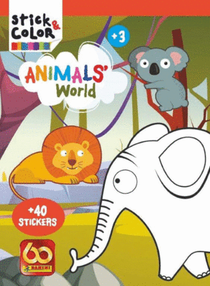 ANIMAL'S WORLD  STICK & COLOREAR