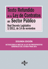 TEXTO REFUNDIDO DE LA LEY DE CONTRATOS DEL SECTOR PBLICO
