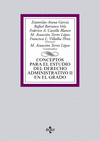 CONCEPTOS PARA EL ESTUDIO DEL DERECHO ADMINISTRATIVO II EN EL GRADO