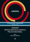 POLIC�A NACIONAL ESCALA BASICA TEMARIO 1 CIENCIAS JURIDICAS