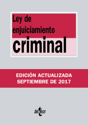 LEY DE ENJUICIAMIENTO CRIMINAL  2017