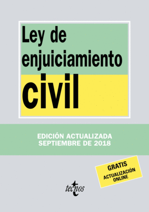 LEY DE ENJUICIAMIENTO CIVIL 2018