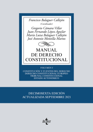 MANUAL DE  DERECHO CONSTITUCIONAL 1