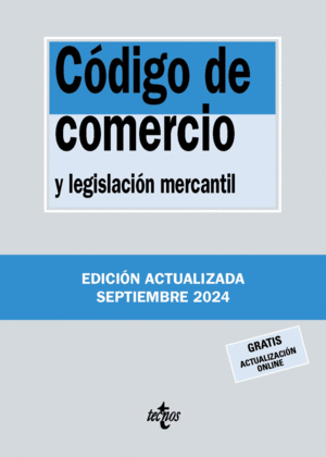 CODIGO DE COMERCIO Y LEGISLACIN MERCANTIL 2024