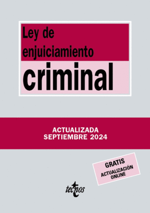 LEY DE ENJUICIAMIENTO CRIMINAL  2024