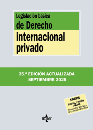 LEGISLACIN BSICA DE DERECHO INTERNACIONAL PRIVADO