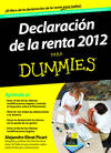 DECLARACION DE LA RENTA 2012 PARA DUMMIES