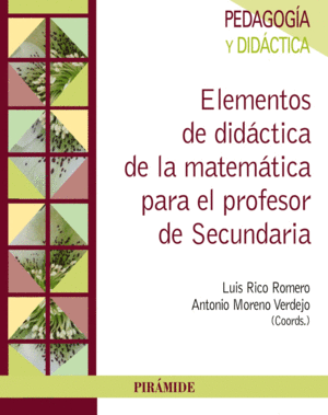 ELEMENTOS DE DID�CTICA DE LA MATEM�TICA PARA EL PROFESOR DE SECUNDARIA