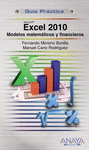 EXCEL 2010. MODELOS ECONMICOS Y FINANCIEROS