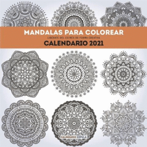 CALENDARIO 2021 MANDALAS PARA COLOREAR