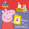 PEPPA PIG VA A LA BIBLIOTECA - CARTONE