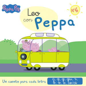 LEO CON PEPPA 4  LETRAS C Q G R B V Z