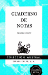 CUADERNO DE NOTAS AZUL 11,2X17,4CM