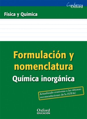 FORMULACI�N Y NOMENCLATURA QU�MICA INORG�NICA ESO/BACHILLERATO