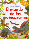 EL MUNDO DE LOS DINOSAURIOS CON PEGATINAS