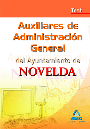 AUXILIARES ADMINISTRACION AYUNTAMIENTO NOVELDA TEST