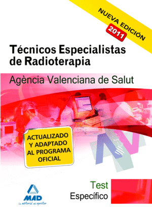 TECNICOS ESPECIALISTAS RADIOTERAPIA TEST ESPECIFICO AVS