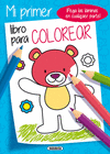 MI PRIMER LIBRO PARA COLOREAR PEGATINAS AZUL