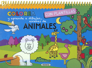 COLOREA CON PLANTILLAS  ANIMALES