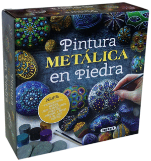 PINTURA METALICA EN PIEDRA