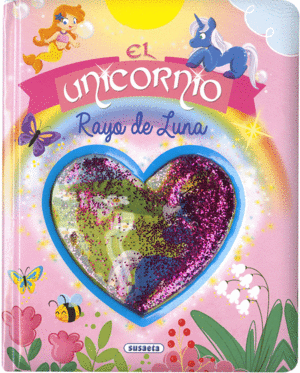 EL UNICORNIO RAYO DE LUNA  CORAZON PURPURINA