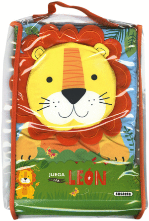 JUEGA CON EL  LEON   LIBRO TELA