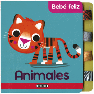 ANIMALES   BEBE FELIZ  CARTONE